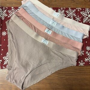 Danskin Women's Briefs in Pink, Gray, and Brown